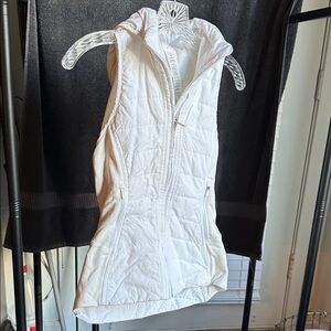 lululemon athletica White Quilted Vest